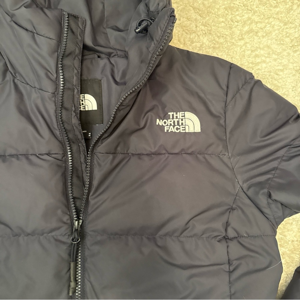 The North Face Women's Black Long Puffer Coat with Hood - Picture 2 of 16
